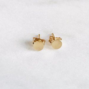 14K gold-filled disc earrings